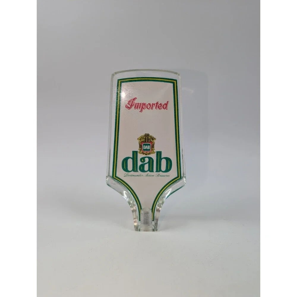 Vintage DAB Imported Beer Tap Handle Acrylic